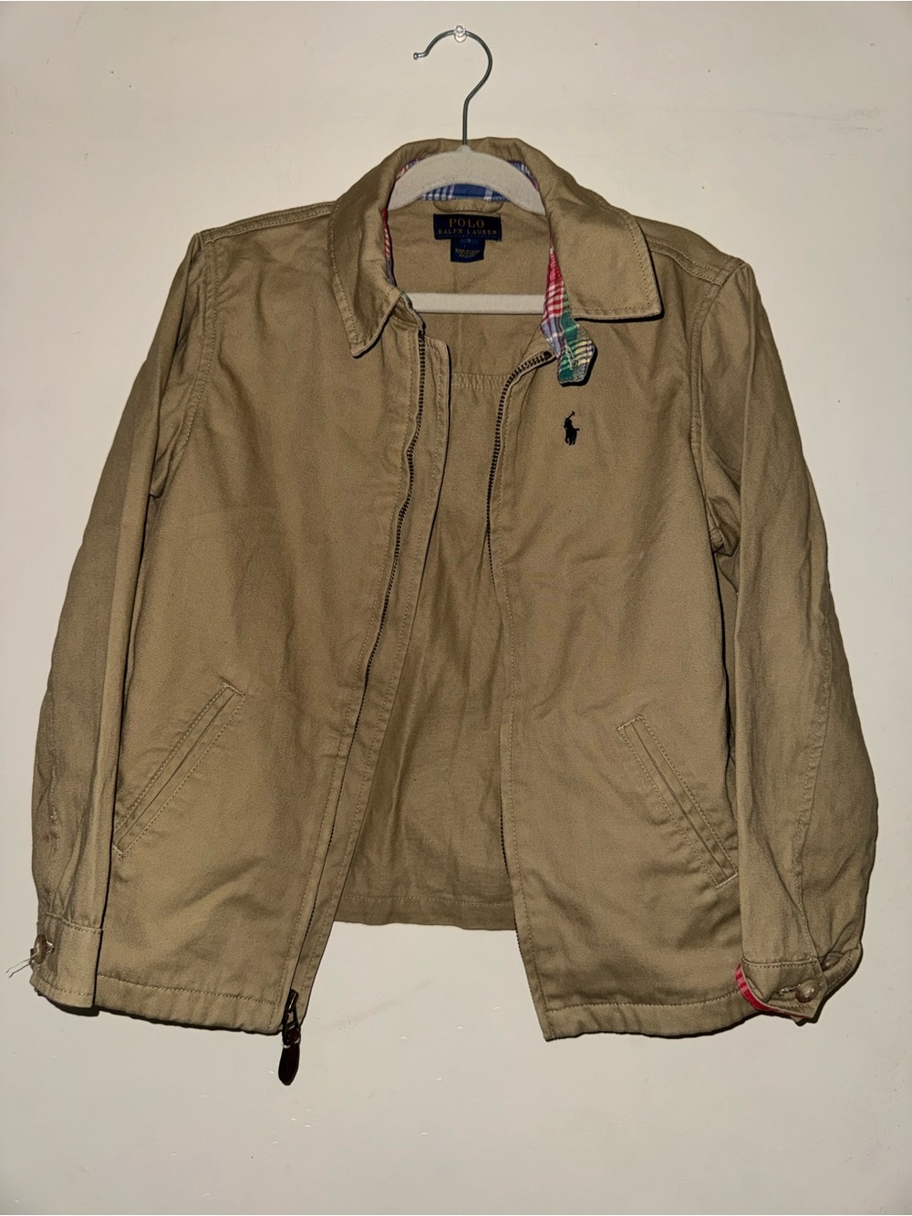 ‼️SALE‼️ Polo by Ralph Lauren Khaki Cotton Lightweight Jacket